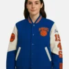 NY Knicks Team History Varsity Jacket Mitchell & Ness