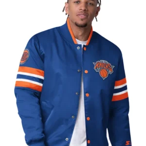 New York Knicks Starter Blue Scout Varsity Jacket