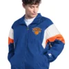 New York Knicks Starter Yard Line Full-Zip Jacket Blue