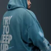 Nike Club French Terry Hoodie Blue