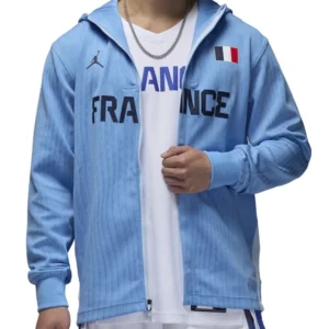 Nike France Authentic On-Court Game Jacket Blue