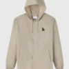 OVO Hooded Coaches Jacket Beige