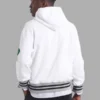 Philadelphia Eagles x Todd Snyder Relaxed Canadian Pullover White Fleece Hoodie