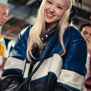ROSÉ 2025 F1 Mimai Grand Prix Leather Jacket