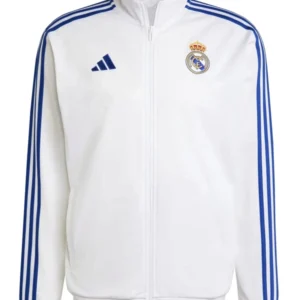 Real Madrid Adidas DNA Track Jacket 24-25 White