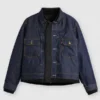 Sacai x Levi’s Men’s Denim x Nylon Twill Reversible Blouson Jacket