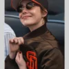 San Diego Padres Emma Stone Jacket Brown