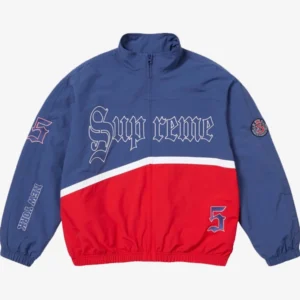 Supreme Old English Track Jacket Navy