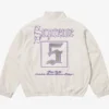 Supreme Old English White Track Jacket