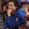 Timothée Chalamet NY Knicks Jacket Blue