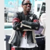 Travis Scott 2025 F1 Miami GP Leather Jacket
