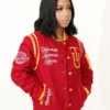 Tuskegee University Red Varsity Jacket