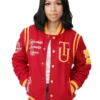 Tuskegee University Varsity Jacket Red