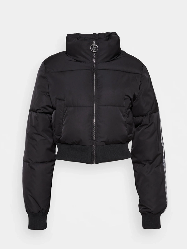 Womens Juicy Couture Black Puffer Jacket