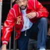2025 Summertime Ball Will Smith Red Varsity Jacket