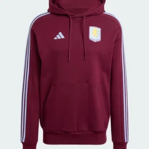 Adidas Aston Villa FC DNA Hoodie Maroon