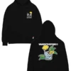 Ateez X Vandi The Pink lemon Drop Hoodie Black