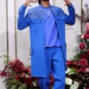 BET Awards 2025 Snoop Dogg Coat Blue