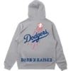 Born X Raised Dodgers Hoodie Grey