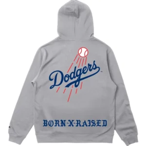 Born X Raised Dodgers Hoodie Grey