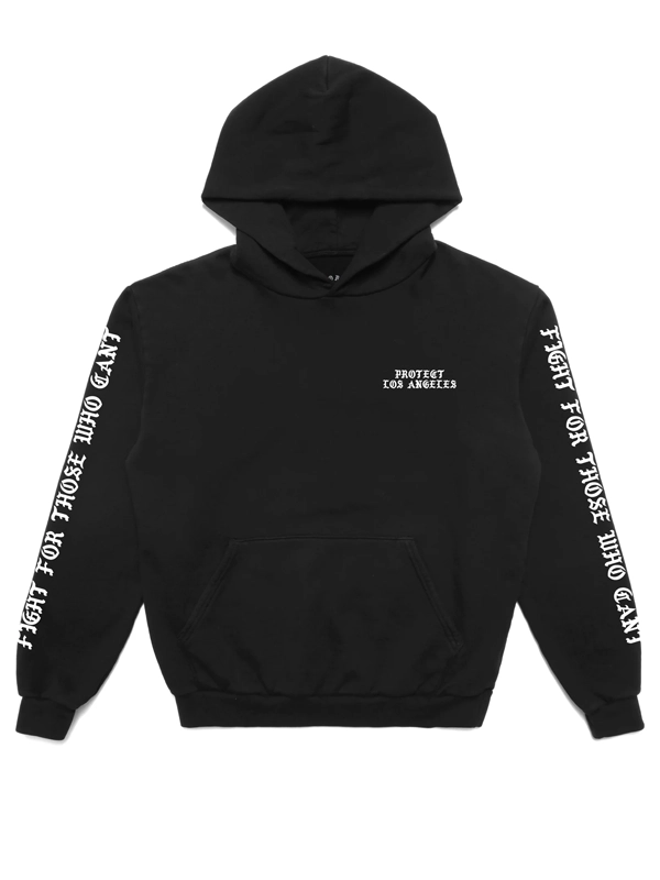 Born x Raised Protect LA Hoodie Black | Jackets Junction