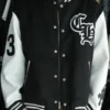 Chrome Hearts Timmy Black & White Varsity Jacket