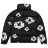 Denim Tears Cotton Wreath Puffer Jacket Black