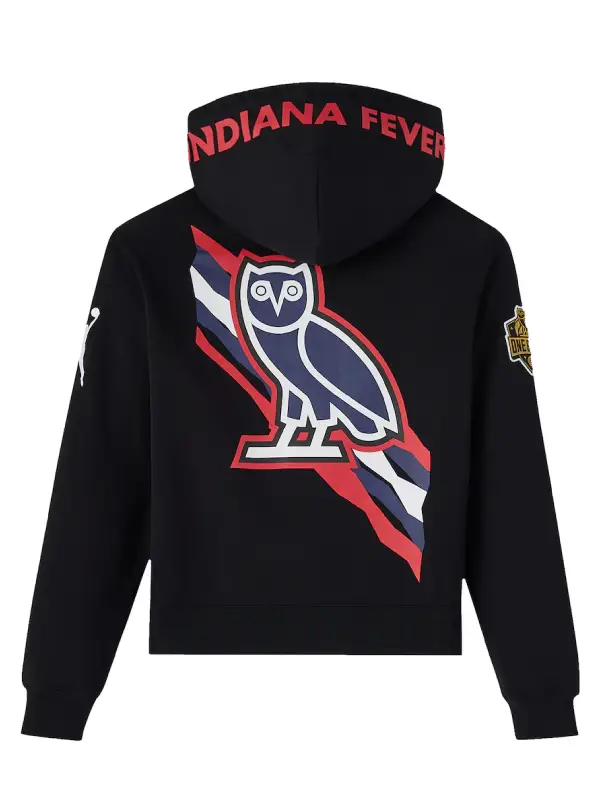 Indiana Fever Women's OVO x WNBA Black Pullover Hoodie