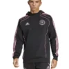Inter Miami CF Adidas 2025 Travel Pullover Hoodie Black