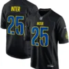 Inter Milan Nike 2025 Soccer x NFL Game Jersey - Black