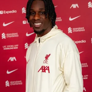 Jeremie Frimpong Nike Liverpool FC Strike Track Jacket