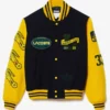 Lacoste Two-Tone Wool Bomber Jacket