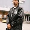 Los Angeles Dodgers Black Coaches Jacket