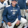 Los Angeles Dodgers City Connect Nike Hoodie Blue