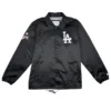 Los Angeles Dodgers Starter Coaches Jacket Black
