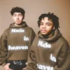 Made In Heaven Angel Club Hoodie Brown