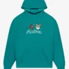 Malbon Two Man Scramble Hoodie Blue