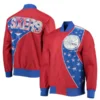 Mitchell & Ness Philadelphia 76ers Warm-Up Jacket Red