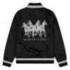 Mumford and Sons Black Bomber Jacket