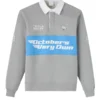 OVO x Oracle Red Bull Racing Full-Button Fleece Rugby Sweatshirt - Heather Gray