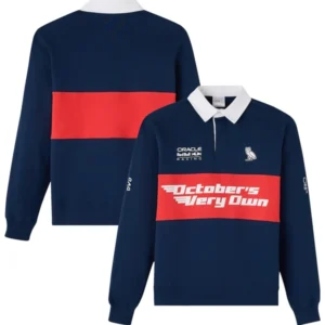 OVO x Red Bull Racing Fleece Rugby Sweatshirt Blue