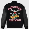 OVO x UFC Championship Black Varsity Jacket