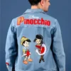 Pinocchio Anniversary Blue Denim Jacket