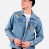 Pinocchio Anniversary Denim Jacket Blue