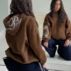 Princess Polly Brown Hoodie
