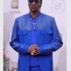 Snoop Dogg BET Awards 2025 Coat Blue