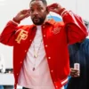 Summertime Ball 2025 Will Smith Red Varsity Jacket