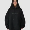 Tell Her You Love Her Oversized Hoodie Black