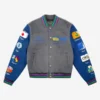 Tern x Winrar Varsity Jacket Grey and Blue
