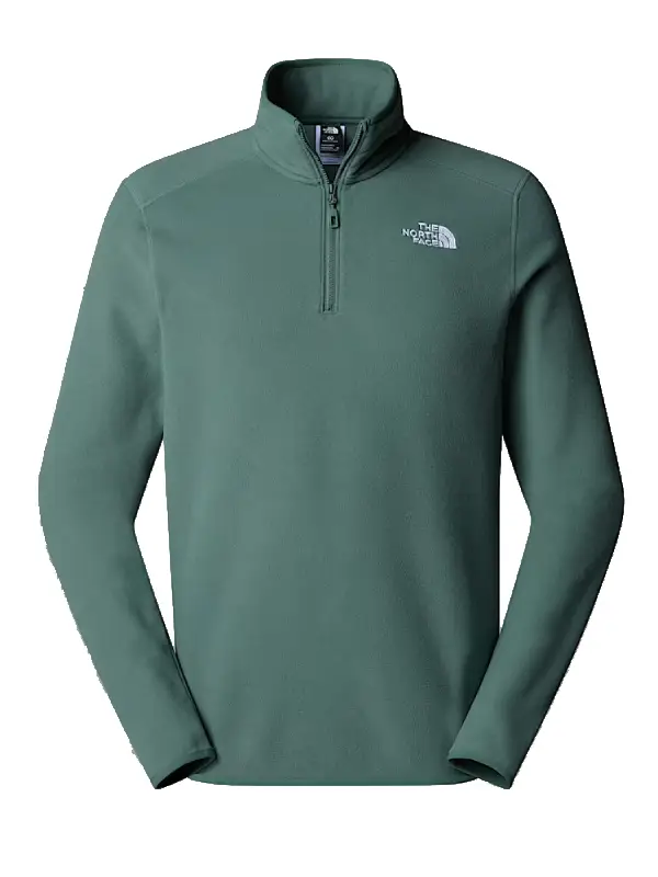 The North Face Glacier 14-Zip Fleece Jacket Green